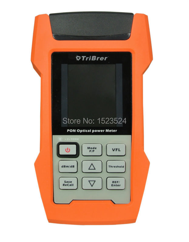 Tribrer AOF-500 Color Display BPON/EPON/GPON ,OLT-ONU PON Optical Power Meter 1310/1490/1550nm
