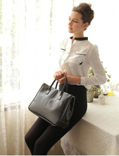 Free Shipping Simply Classic Fashion Leather Women Handbag 2016 Shoulder Bags Ladies Large Capacity Ladies Shopping Bag Bolsa