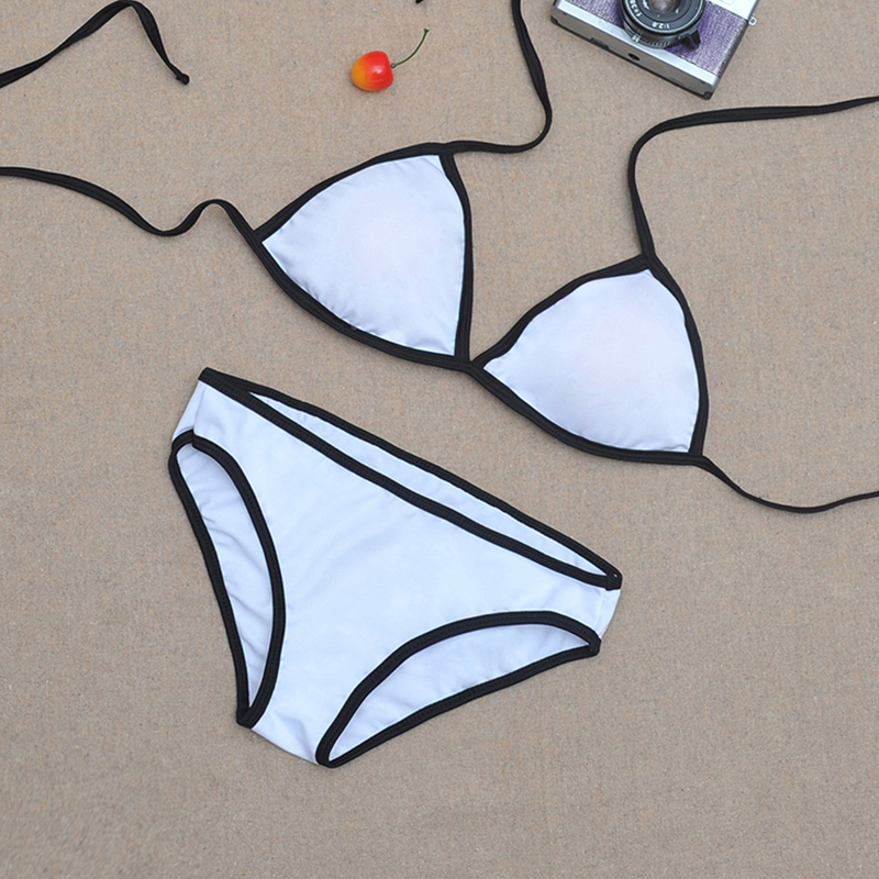 WHATWEARS 2015 Fashion Swimming Suit Women Triangl Bikini Brazilian Push Up Bikini Swimwear Bathing Suits S