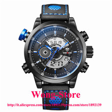 2016 Selling Brand Weide 30m Waterproof Japan Movement Quartz Watches High quality Leather Band For Men 3401