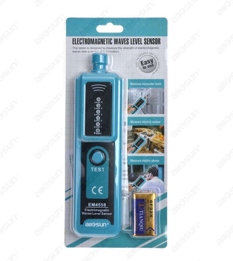EM4558 Electromagnetic Waves Level Sensor Accuracy Electromagnetic Wave Strength Tester Protable Electromagnetic Sensor
