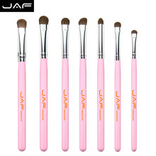 7pcs Eye Brushes Set Pink Makeup Brush Sets makeup brush kit Natural Eye Shadow Brushes Blending Pencil Kit