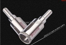 Free shipping of high quality 2 steps diamond marble hole saw tile core bit 25 65mm