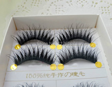 Free Shipping 5 pair set natural long f false Eyelash lot black Cross Fake Eyelash Soft