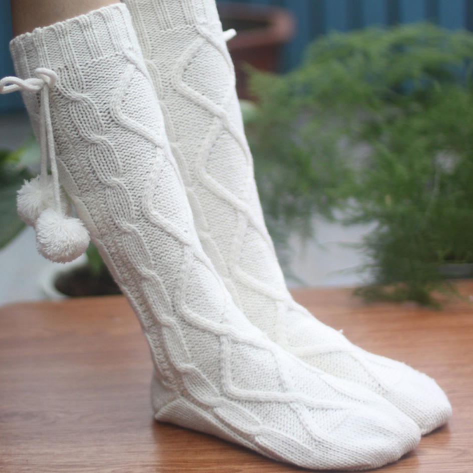 2016 Fashion Cotton&Wool Winter Mid-calf Socks Wom...