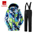 Waterproof Boys Ski Jacket and Pants Windproof Ski Suit Winter Clothes 30 Degree Below Zero KL