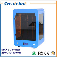 Build Size 280*250*400mm FDM Createbot 3d Printer With Heatbed
