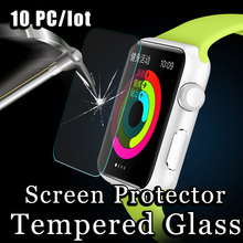 10pcs/lot 0.26mm 2.5D Explosion-proof Tempered Glass Film For 42 mm Apple Smart Watch LCD Screen Protector