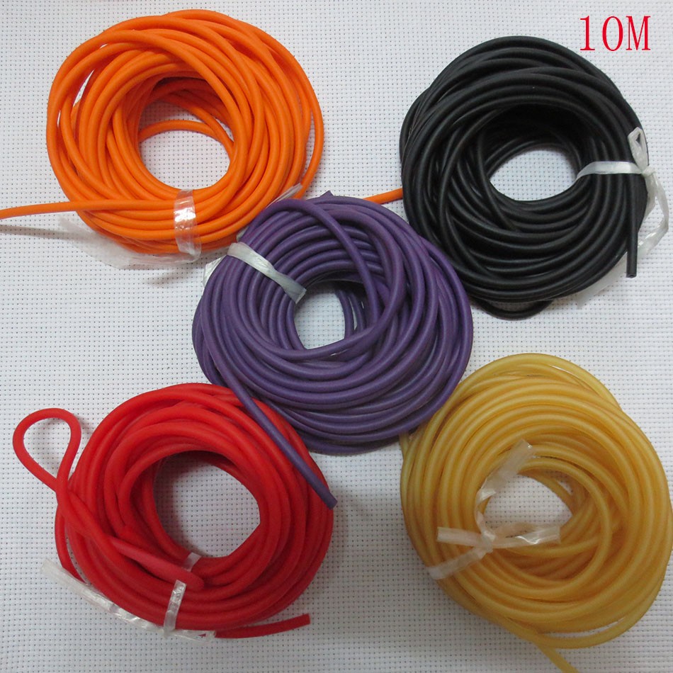 1632 ricambio per caccia in lattice naturale fionda Tubo elastico rosso catapulta 10 m