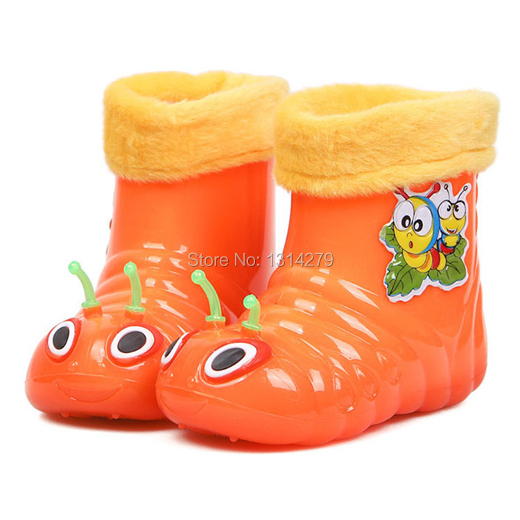 2014-Caterpillar-Design-children-raining-shoes-winter-boots-for-boys-and-girls-children-snow-rain-boots