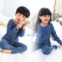 100%Cotton pajamas O-Neck long sleeve autumn pajamas children pajamas children’s clothing sets kids pyjamas for sleep clothes