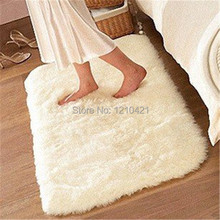 1 шт. 80 см x 120 см супер мягкая сплошной цвет белый ковёр / минимальный уровень коврик / гостиная ковёр / коврик(China (Mainland))