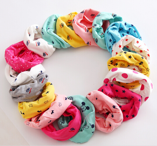 2015 new winter baby cute cotton scarf rabbit fishbone dog dots star design kids warm scarf baby collars children scarves