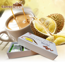Malaysia coffee town durian white coffee instant cat mountain king cofe Arabica beans Low temperature baking