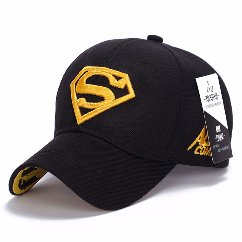 Hot Movie Superman Logo Casquette De Baseball Casual Haute Qualité
