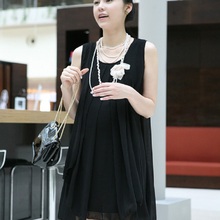 2016 new summer maternity dresses plus size chiffon women’s dresses prengant dresses 16078