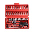High quality 46 pcs Car Repair Tool Sets Combination Tool Wrench Set Batch Head Ratchet Pawl