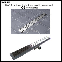 500mm «line» pattern Stainless Steel 304 Linear Shower Drain, Horizontal Drain, Floor Waste, Deodorant floor drain