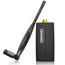 wireless usb wifi adapter 300mbps 801.11b/g/n Comfast CF-WU855P RTL8191EU Network dongle 5dBi antenna wi-fi card