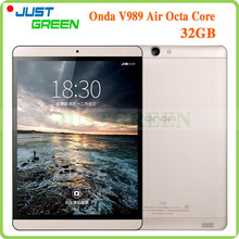 Original Onda V989 Air Tablet PC 9.7 inch 2048*1536 Allwinner A83T Octa Core 2.0GHz 2GB RAM 32GB ROM 2MP OTG HDMI Android 4.4