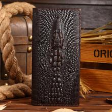 Crocodile Leather Wallet Men Wallet Alligator Male Genuine Brief Fashion Long Design Men Wallets Cowhide wallet