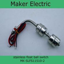 Ventas calientes MK-SLFS11510-2 110 V cableado de nivel de líquido Sensor Dual Ball inoxidable alta calidad bola de flotador interruptor de la fábrica de china