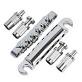 Metal Tune O matic 6 String Bridge Bridge Tailpiece Tail For LP Style Set