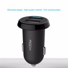 ROCK Ditor 2.4A Car-Charger For Meizu M3 Note Meizu MX5 MX4 Pro 6 M3 Mini Oneplus 3 & Other phone USB Car Charger or 2-1 Cable