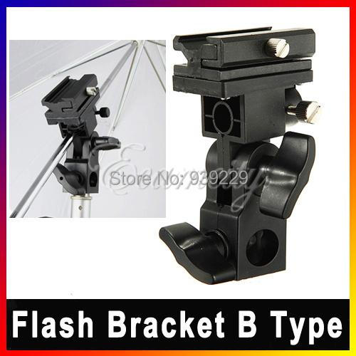 High Quality B Type Universal Mount Flash Hot Shoe Adapter Trigger Umbrella Holder Swivel Light Stand