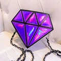 Top Quality Diamond Shape Maximum Capacity Fashion BAOBAO Shoulder Bag Geometry Sequins Folding Bags Women Famous
