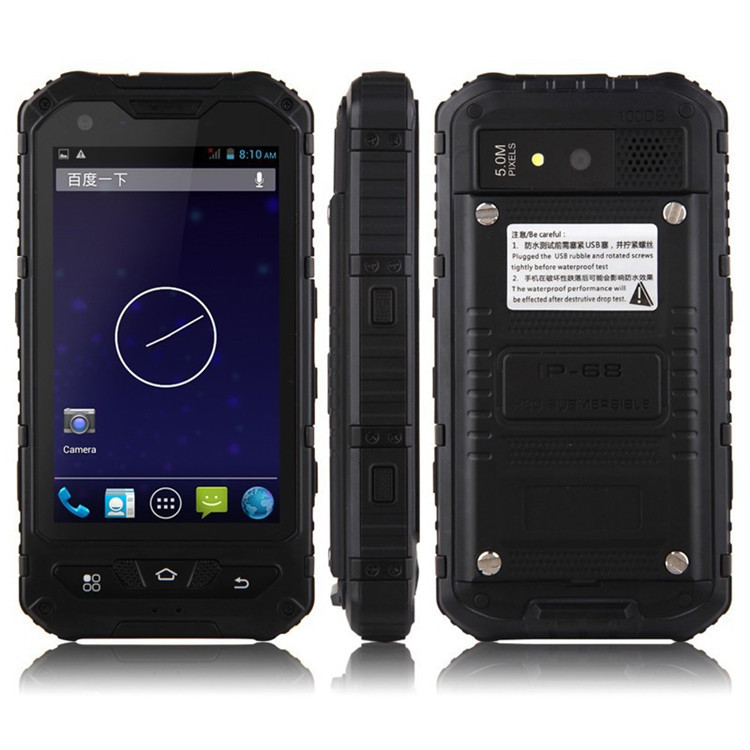 Original Alps A8 Waterproof smartphones MTK6572 Dual Core Android 4 2 Gorilla glass IP68 rugged Dustproof