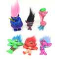 6pcs set Trolls Movie Dreamworks Figure Collectible Dolls Poppy Branch Biggie PVC Figures Doll Toy Trolls