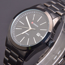 2014 Fashion Brand Men Full Stainless Steel Watch Quartz Watch For Man Dress Watches For Men Watch 30M Waterproof  Wristwatch