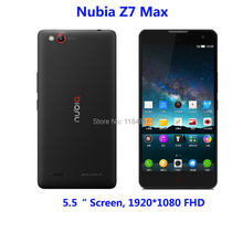 Original ZTE Nubia Z7 Max 4G LTE Smartphone 5.5-inch 32GB Qualcomm Snapdragon 801 Quad Core Cell Phone 1080P