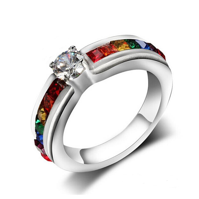 Gay men's engagement ring sets