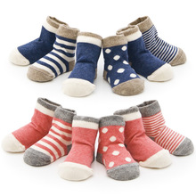 ( 8 pieces/lot=4pair ) 85% cotton Baby socks baby girl socks toddler newborn floor socks No bone promoted cotton baby socks
