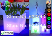 
Glowing Magic cube flower pot Remote controll color changing RGB led flower pot LED Ice bucket