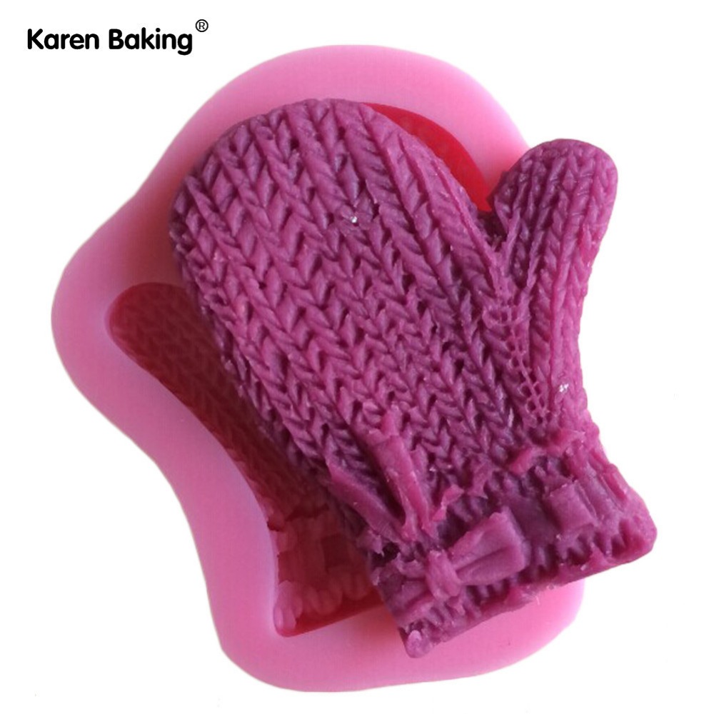 Buy Christmas Glove Shape Chocolate Candy 3D Silicone