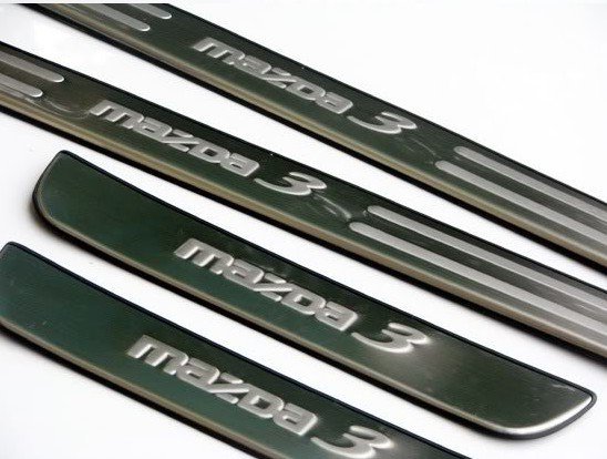 2003-2008 Mazda 3 High quality stainless steel Scuff Plate/Door Sill