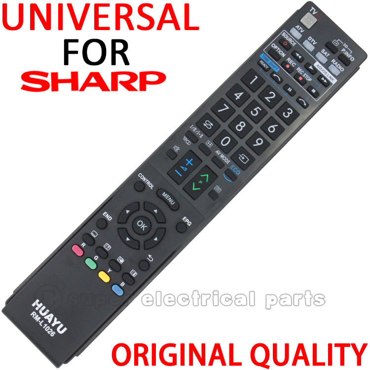 sharp aquos tv remote replacement