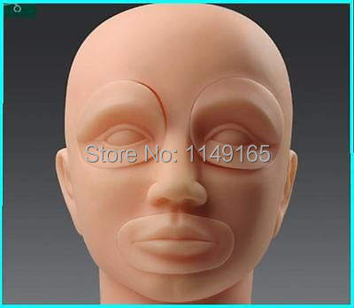 2014 Super Rubber Practice mannequin manikin head for eyelashes extension makeup tattoo Free Shipping