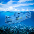 Create Toys 3311 Mini RC Submarine 3CH Remote Control Toy With USB Cable Blue Yellow Christmas