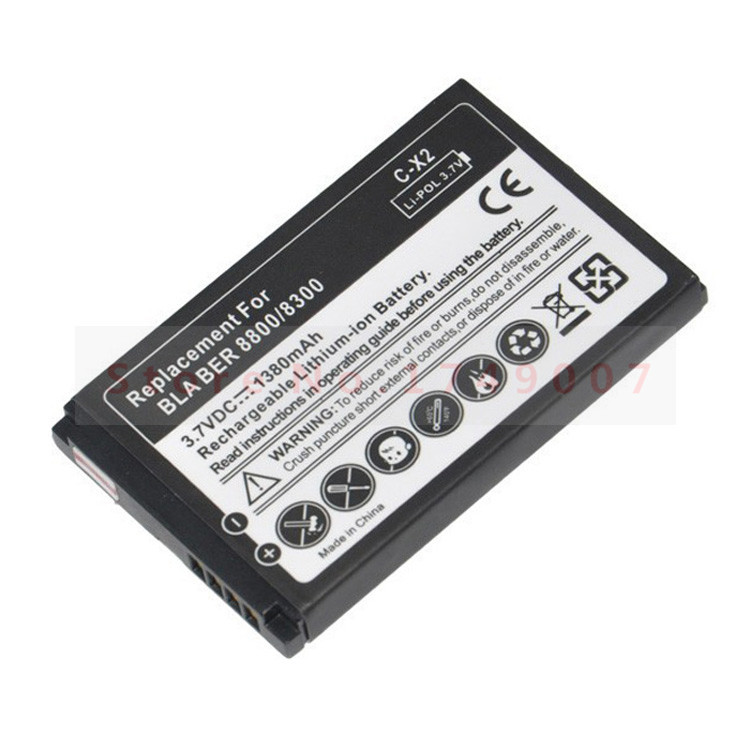 Original C X2 C X2 High Capacity Li ion Battery for Blackberry 8350 8350i 8800 8820