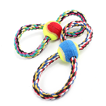 8 Shape Rope Chewing Toys For Cats And Puppy Dogs Big Animal W104 Retriever Dachshund Teeth Cleaning Green Red Pet Products