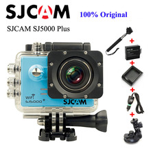 Original SJCAM SJ5000 Plus Sport Action Camera Ambarella A7 WIFI 1080P +Car Charger+Holder+Extra 1pcs Battery+Charger+Monopod