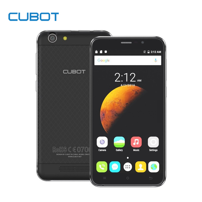 Cubot Динозавров MTK6735A Quad Core Android 6.0 Смартфон 5.5 Дюймов 4150 мАч Сотовый Телефон 3 ГБ RAM + 16 ГБ ROM Разблокированным Мобильных Телефонов