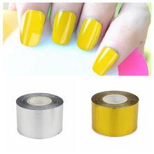 4cm 120m Nail Sticker Beauty Gold Silver Transfer Foil Nail Art Stickers Universe Decal Manicure Nails
