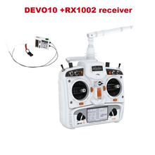 DEVO10 Walkera 2.4G RC drone Remote Control 10CH RC transmitter 10CH DSSS + RX1002 Receiver
