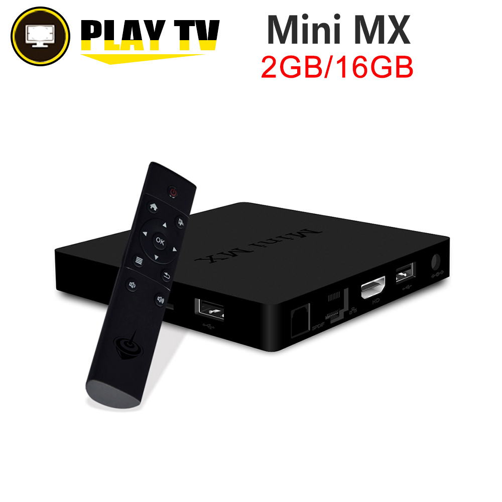 [Genuine] Mini MX Amlogic S905 Quad Core Andorid 5.1 TV BOX 1000M LAN 2GB/16GB 2.4/5GHz Dual WiFi BT4.0 KODI Pre-installed