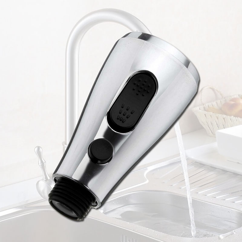 High Quality Three-Modes Pull Out Spray Kitchen Faucet Replacement Shower Spray Head ABS Plastic Kitchen Shower Head